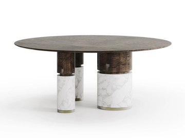 LOÏC - Round wooden dining table by Capital Collection - view 2